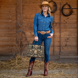 Westavelle Personalized Cowgirl Grace Leather Bag