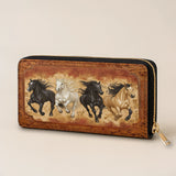 Westavelle Galloping Horse Legacy Leather Wallet Purse