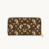Westavelle Golden Mane Bloom Leather Wallet Purse