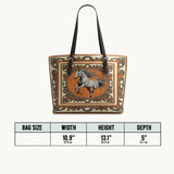 Westavelle Amber Gallop Leather Tote Bag