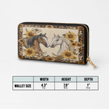 Westavelle Golden Horse Harmony Leather Wallet Purse