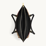 Westavelle Rustic Bloom Leather Tote Bag