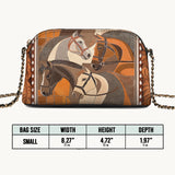 Westavelle Bridle & Burnt Clay Leather Crossbody Bag