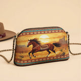Westavelle Spirit Horse Leather Crossbody Bag