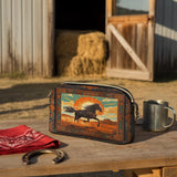 Westavelle Desert Storm Horse Leather Crossbody Bag