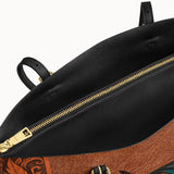 Westavelle Regal Horse Bloom Leather Tote Bag