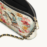 Westavelle Personalized Wild Grace Leather Crossbody Bag