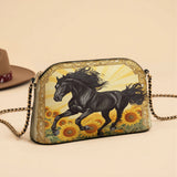 Westavelle Sunfire Gallop Leather Crossbody Bag