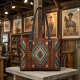 Westavelle Sundance Echo Leather Tote Bag