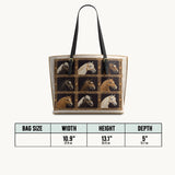 Westavelle Horse Gallery Grace Leather Tote Bag