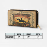 Westavelle Desert Bloom Ride Leather Wallet Purse