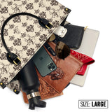 Westavelle Cowboy Toile Leather Bag