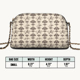 Westavelle  Cowboy Toile Leather Crossbody Bag