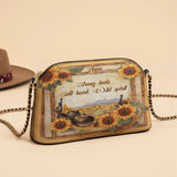 Westavelle Personalized Wild Spirit Bloom Leather Crossbody Bag