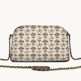 Westavelle  Cowboy Toile Leather Crossbody Bag