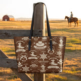 Westavelle Cowboy Heritage Leather Tote Bag