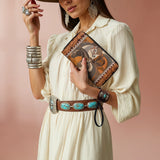 Westavelle Bridle & Burnt Clay Leather Wallet Purse