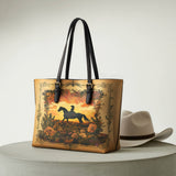 Westavelle Desert Bloom Ride Leather Tote Bag