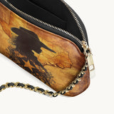 Westavelle Texas Cowgirl Soul Leather Crossbody Bag