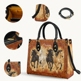 Westavelle Personalized Galloping Horse Legacy Leather Bag