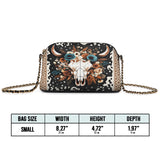 Westavelle Floral Longhorn Spirit Leather Crossbody Bag
