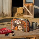 Westavelle Bridle & Burnt Clay Leather Crossbody Bag