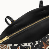 Westavelle Floral Longhorn Spirit Leather Tote Bag