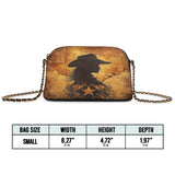 Westavelle Texas Cowgirl Soul Leather Crossbody Bag