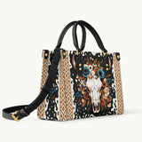 Westavelle Floral Longhorn Spirit Leather Bag