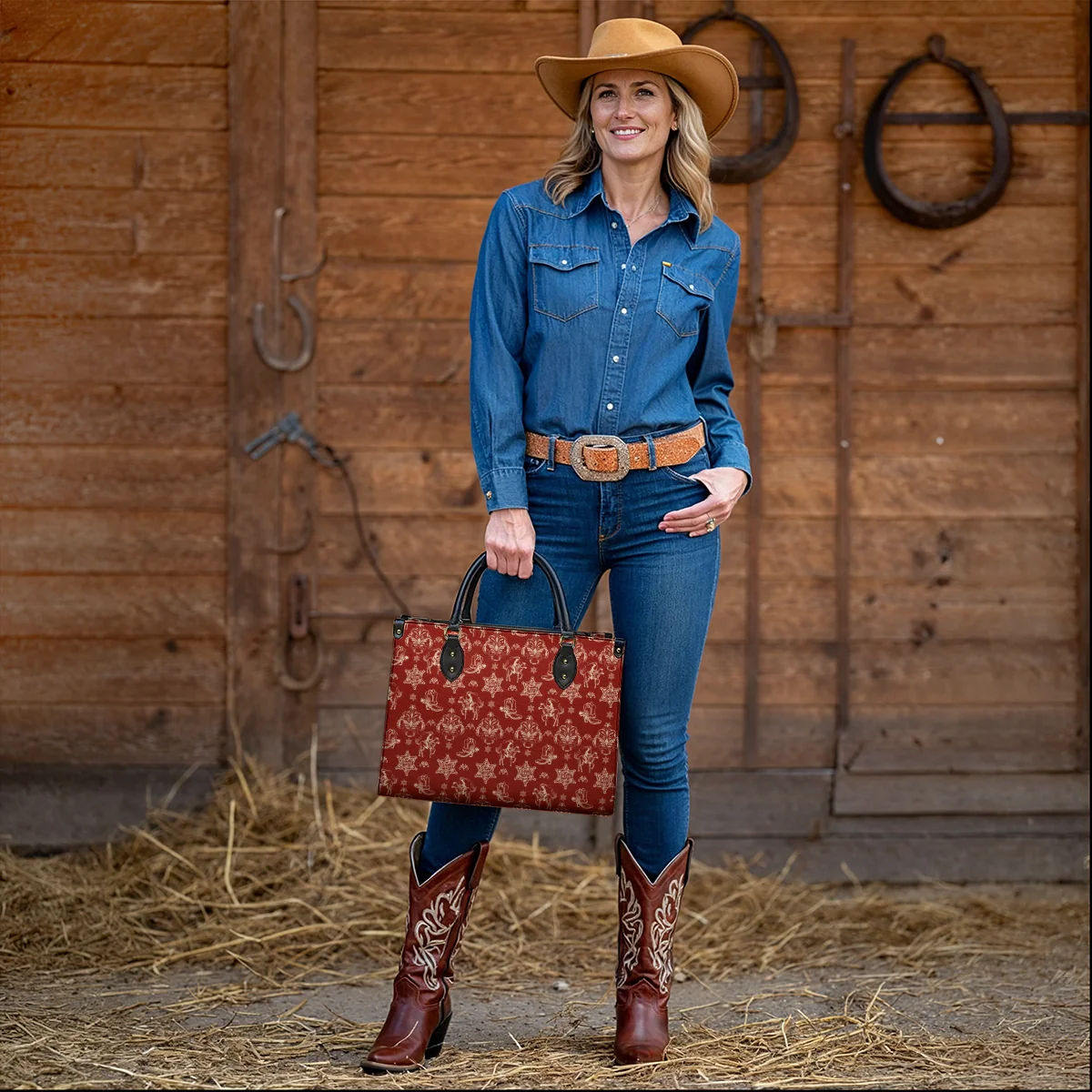Westavelle Rodeo Rouge Leather Bag