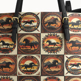 Westavelle Twilight Mustang Leather Tote Bag
