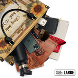 Westavelle Personalized Wild Spirit Bloom Leather Bag