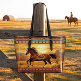 Westavelle Spirit Horse Leather Tote Bag