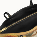 Westavelle Personalized Wild Spirit Bloom Leather Tote Bag