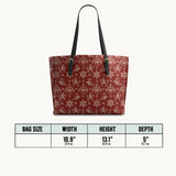 Westavelle Rodeo Rouge Leather Tote Bag