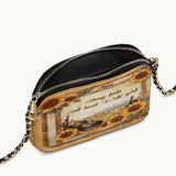 Westavelle Personalized Wild Spirit Bloom Leather Crossbody Bag