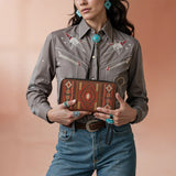 Westavelle Blazing Star Leather Wallet Purse