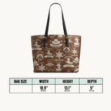 Westavelle Cowboy Heritage Leather Tote Bag
