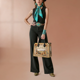 Westavelle Personalized Wild Spirit Bloom Leather Bag