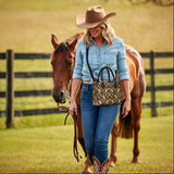 Westavelle Golden Mane Bloom Leather Bag