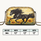 Westavelle Sunfire Gallop Leather Crossbody Bag
