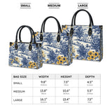 Westavelle Toile Sunflower Prairie Leather Bag