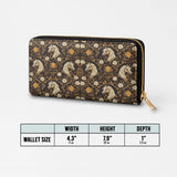 Westavelle Golden Mane Bloom Leather Wallet Purse