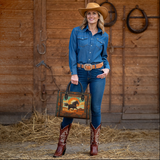 Westavelle Desert Storm Horse Leather Bag