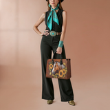 Westavelle Sunflower Horse Grace Leather Bag