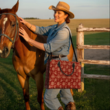 Westavelle Rodeo Rouge Leather Bag