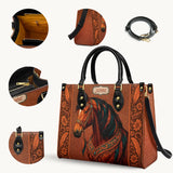 Westavelle Personalized Regal Horse Bloom Leather Bag