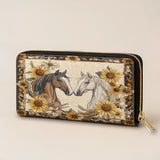 Westavelle Golden Horse Harmony Leather Wallet Purse