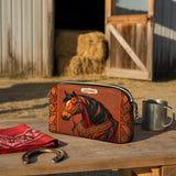 Westavelle Regal Horse Bloom Leather Crossbody Bag