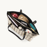 Westavelle Cowboy Toile Leather Tote Bag